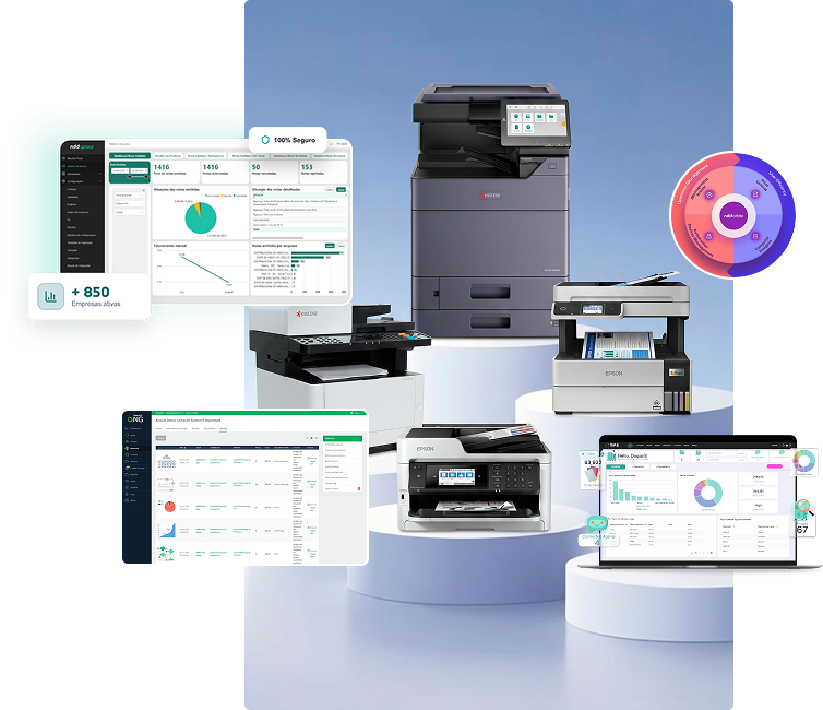 Gestão de impressão TecPrinters
